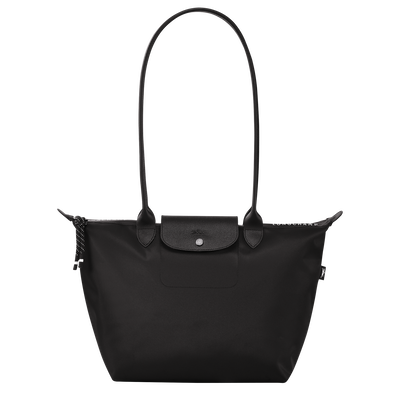Le Pliage Energy L 长提手斜挎包 , 黑色 - 再生帆布