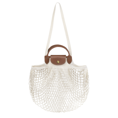 Le Pliage Filet L 网袋 , 象牙白 - 帆布