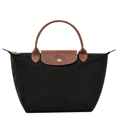 Le Pliage Original S 手提包 , 黑色 - 再生帆布