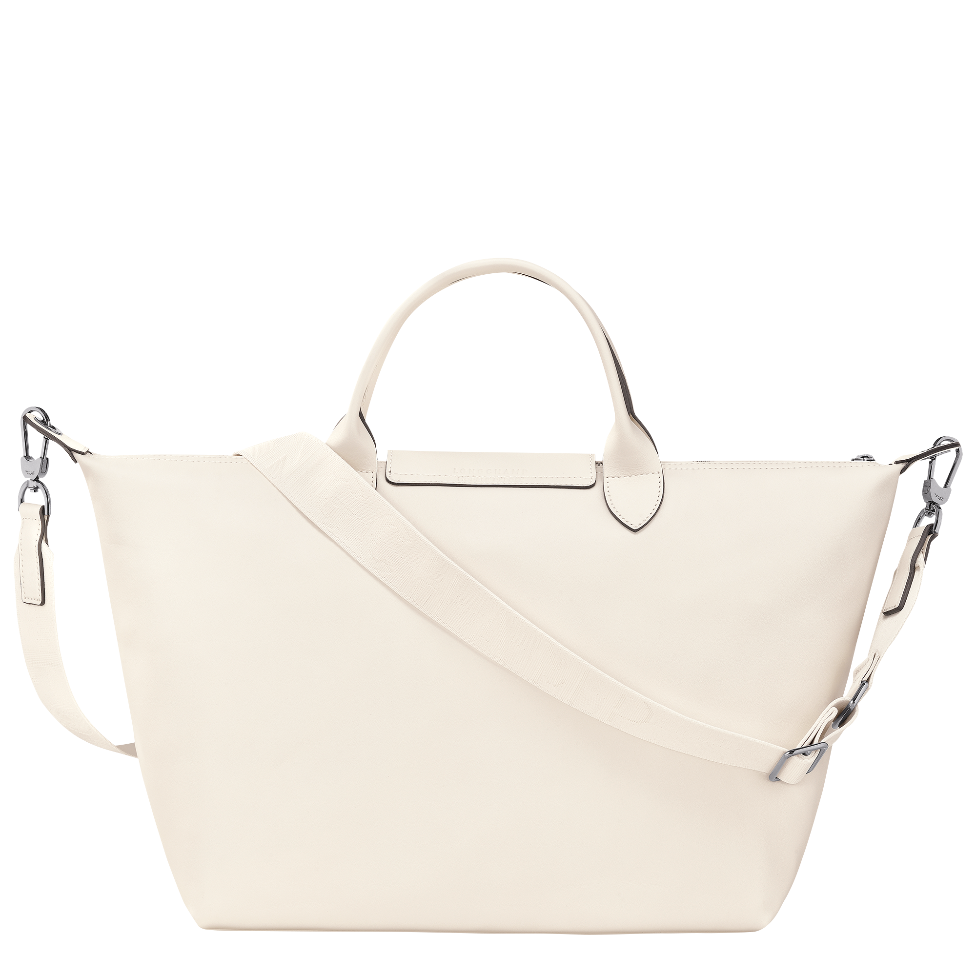 中号手提包, 象牙白 - 查看 3
5 - 放大 Le Pliage Xtra 中号手提包, 象牙白