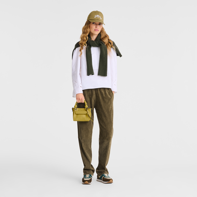 Longchamp 3D 手提包 XS, 姜黄色