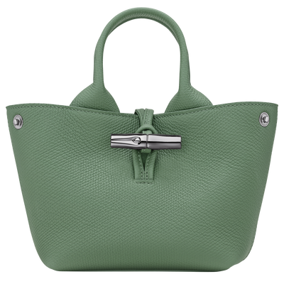 Le Roseau 手提包 XS, 牛至绿