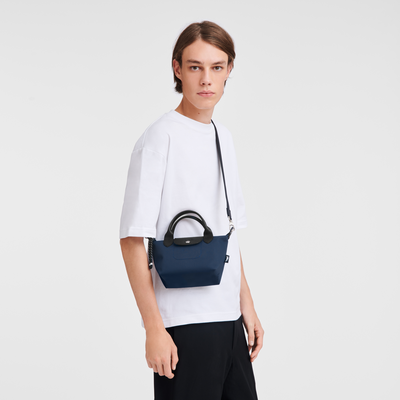 Le Pliage Energy XS 手提包 , 海军蓝色 - 再生帆布