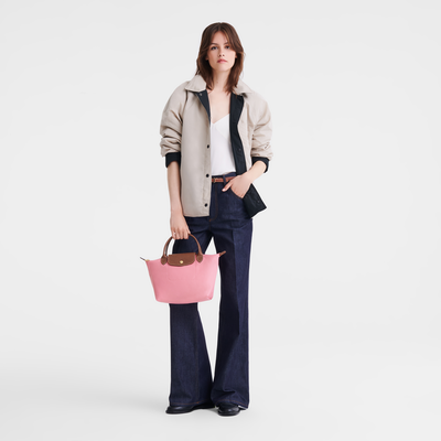 Le Pliage Original S 手提包 , 棉花糖粉 - 再生帆布