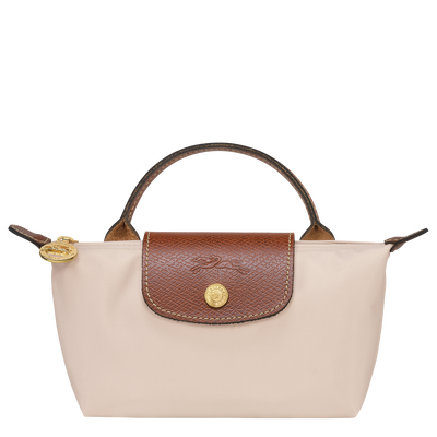 Le Pliage Original 化妆包 , 纸张白 - 再生帆布